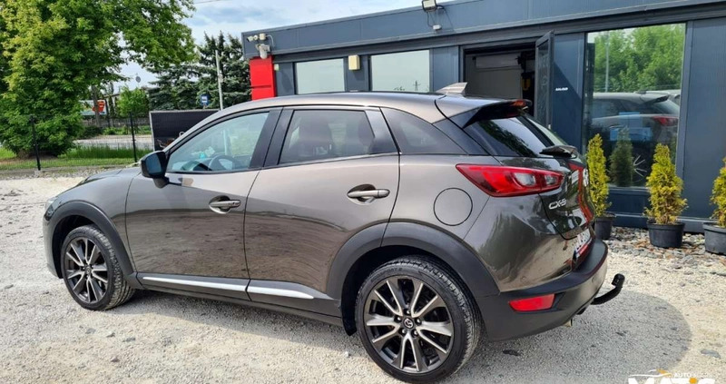 Mazda CX-3 cena 59900 przebieg: 209000, rok produkcji 2016 z Łowicz małe 781